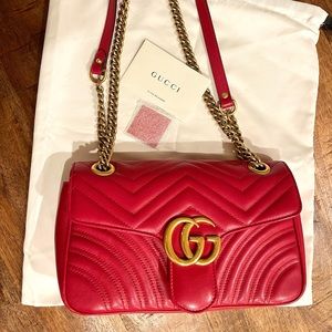 GG Marmont matelassé calfskin